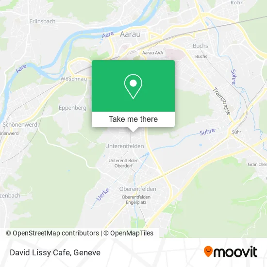 David Lissy Cafe map