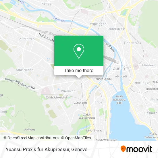 Yuansu Praxis für Akupressur map