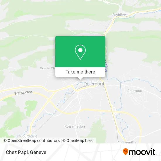 Chez Papi map