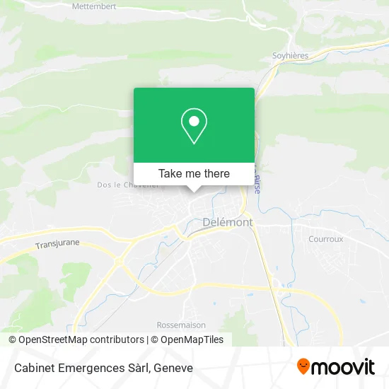 Cabinet Emergences Sàrl map