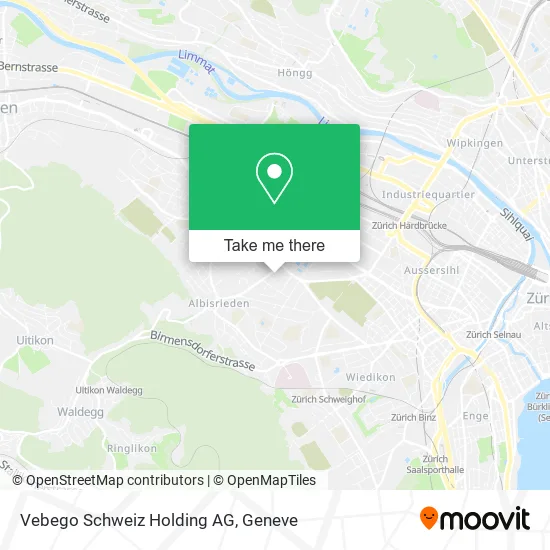 Vebego Schweiz Holding AG map