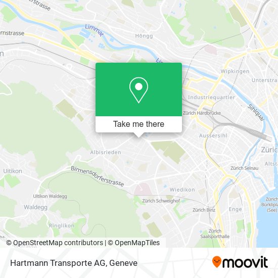 Hartmann Transporte AG map