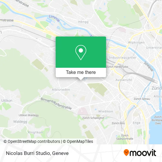 Nicolas Burri Studio map