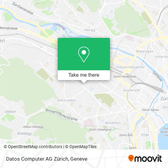 Datos Computer AG Zürich map