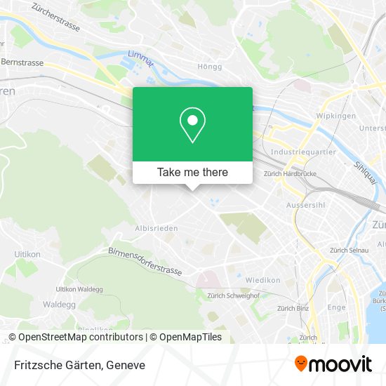 Fritzsche Gärten map