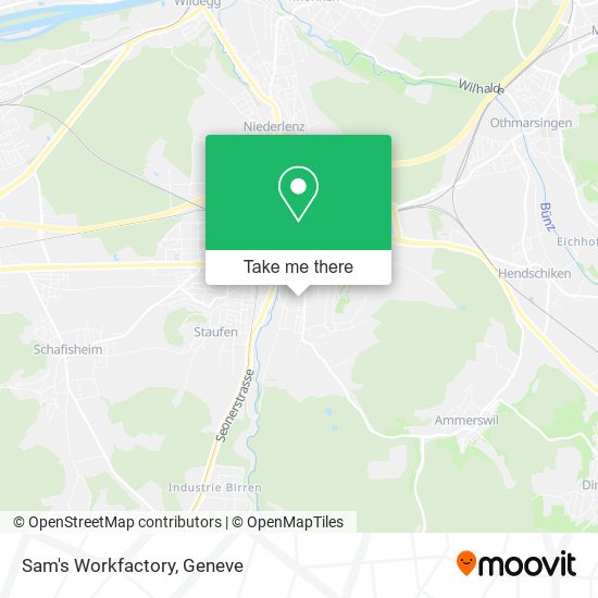 Sam's Workfactory map