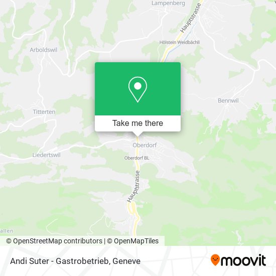 Andi Suter - Gastrobetrieb map