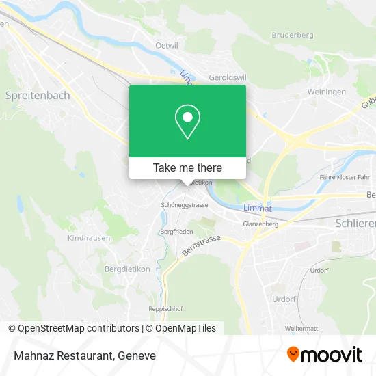 Mahnaz Restaurant map