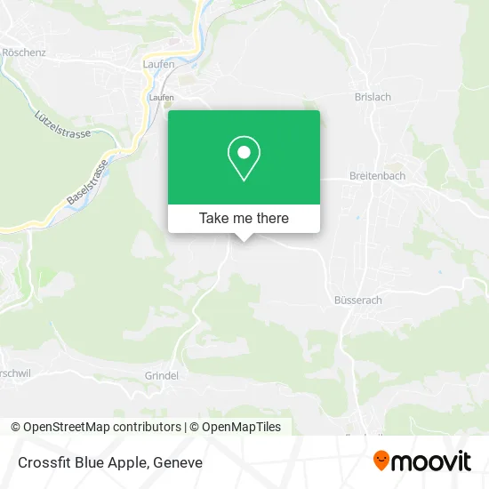 Crossfit Blue Apple map