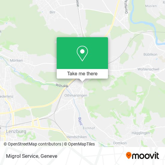 Migrol Service map