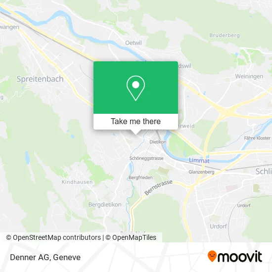 Denner AG map