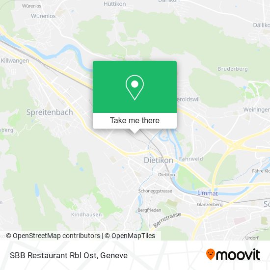 SBB Restaurant Rbl Ost map