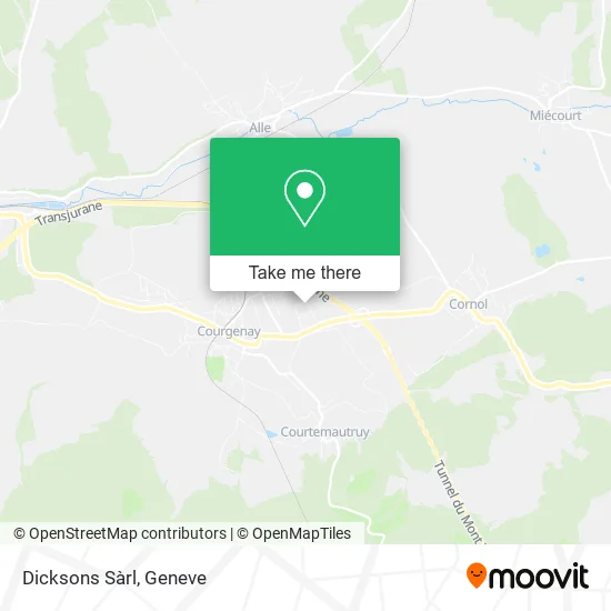 Dicksons Sàrl map
