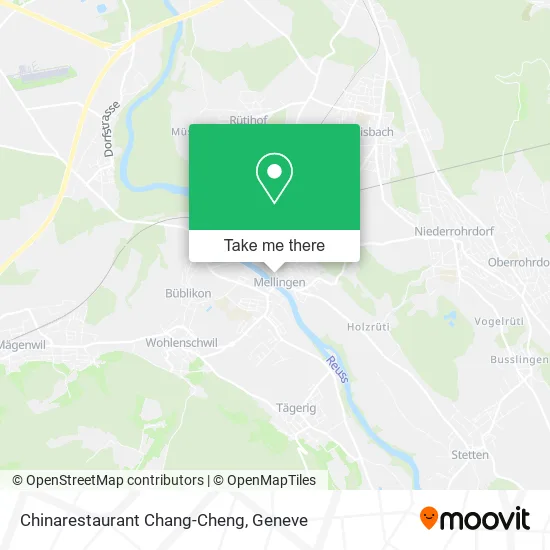 Chinarestaurant Chang-Cheng map