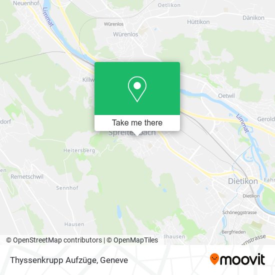 Thyssenkrupp Aufzüge map