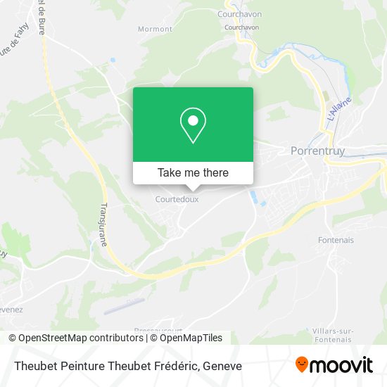 Theubet Peinture Theubet Frédéric map