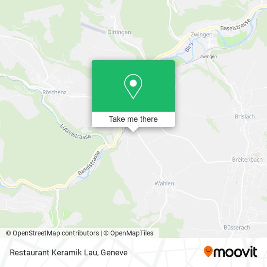Restaurant Keramik Lau map