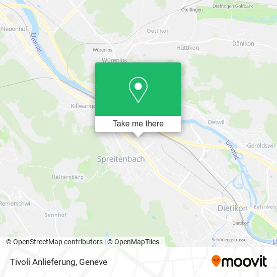 Tivoli Anlieferung map
