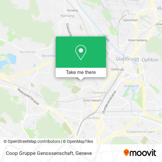 Coop Gruppe Genossenschaft map
