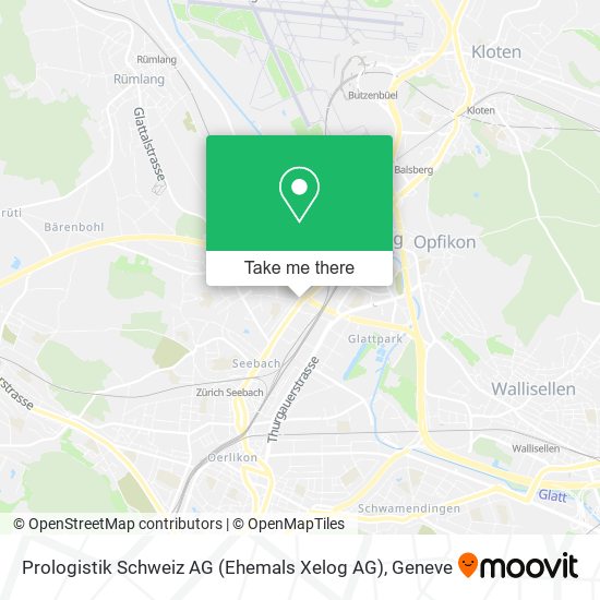 Prologistik Schweiz AG (Ehemals Xelog AG) map