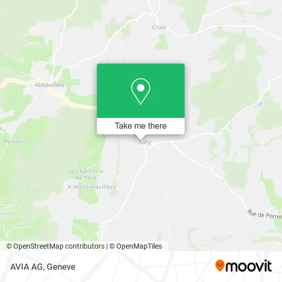 AVIA AG map