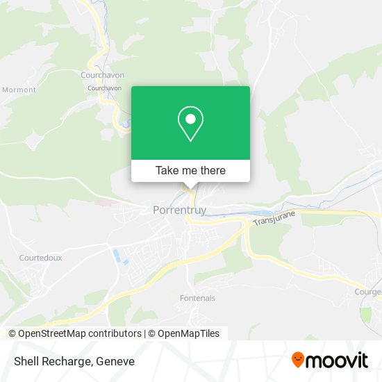 Shell Recharge map