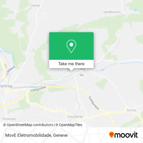 MovE Eletromobilidade map