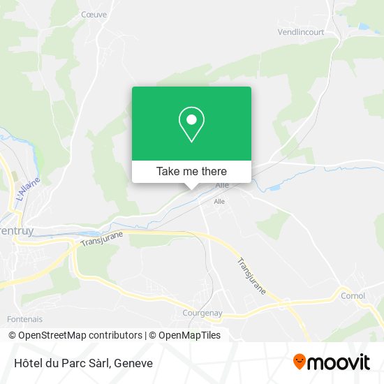 Hôtel du Parc Sàrl map
