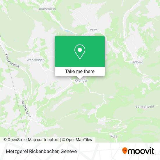 Metzgerei Rickenbacher map