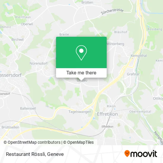 Restaurant Rössli map