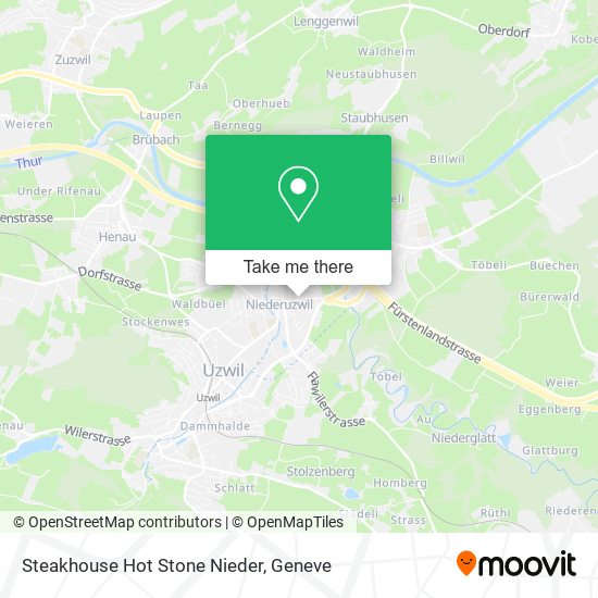 Steakhouse Hot Stone Nieder map