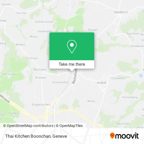 Thai Kitchen Boonchan map