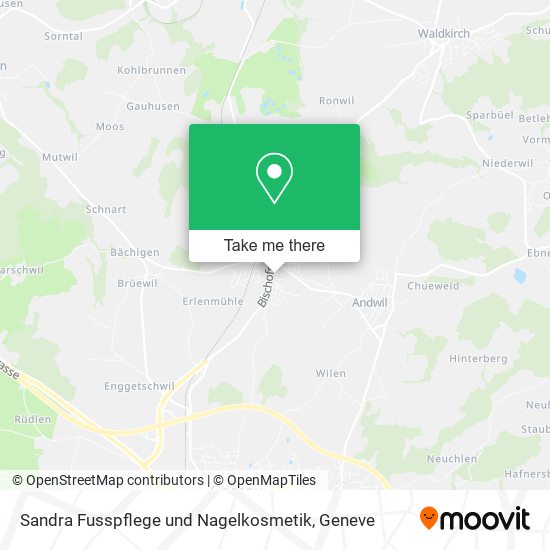 Sandra Fusspflege und Nagelkosmetik map