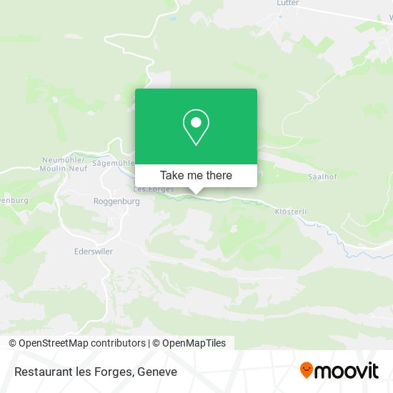 Restaurant les Forges map