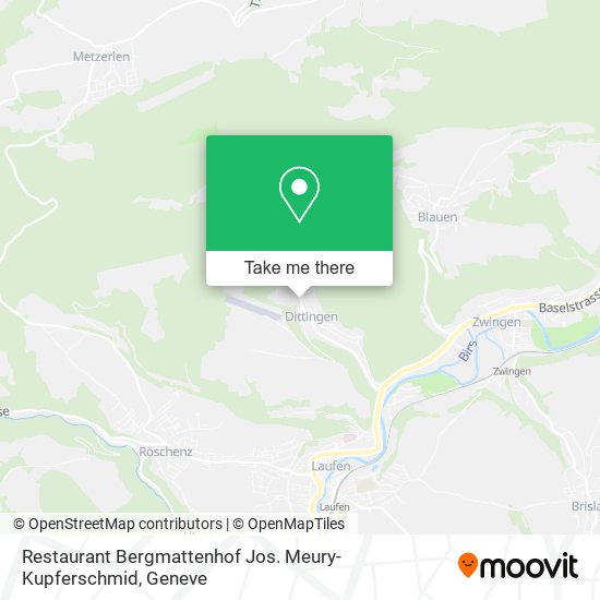 Restaurant Bergmattenhof Jos. Meury-Kupferschmid map