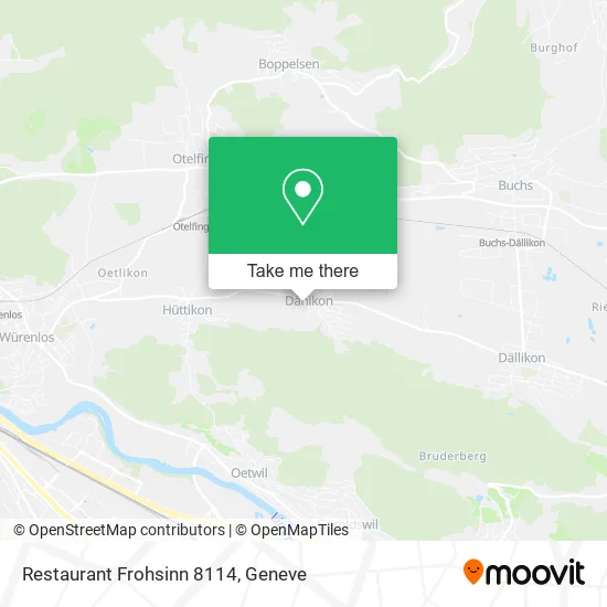 Restaurant Frohsinn 8114 map