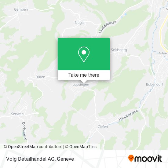 Volg Detailhandel AG map