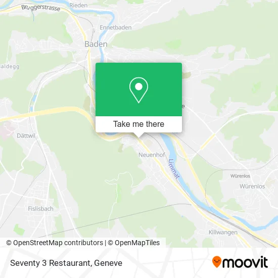 Seventy 3 Restaurant map