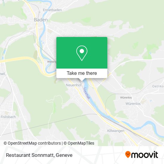 Restaurant Sonnmatt map