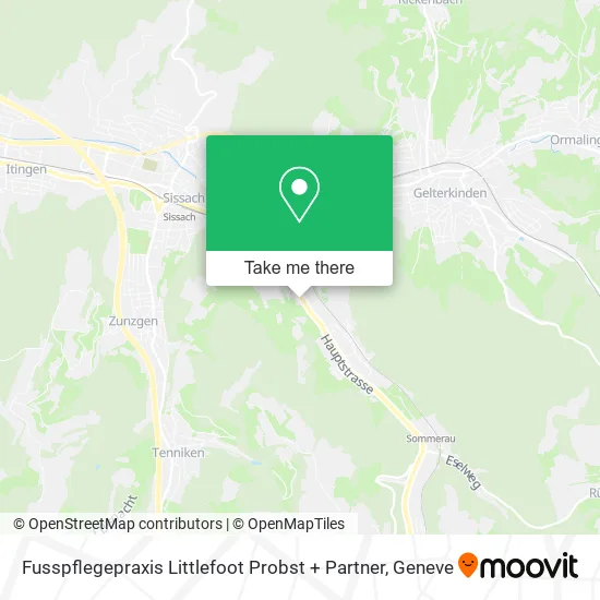 Fusspflegepraxis Littlefoot Probst + Partner map