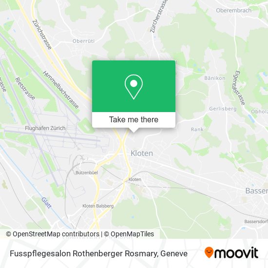 Fusspflegesalon Rothenberger Rosmary map