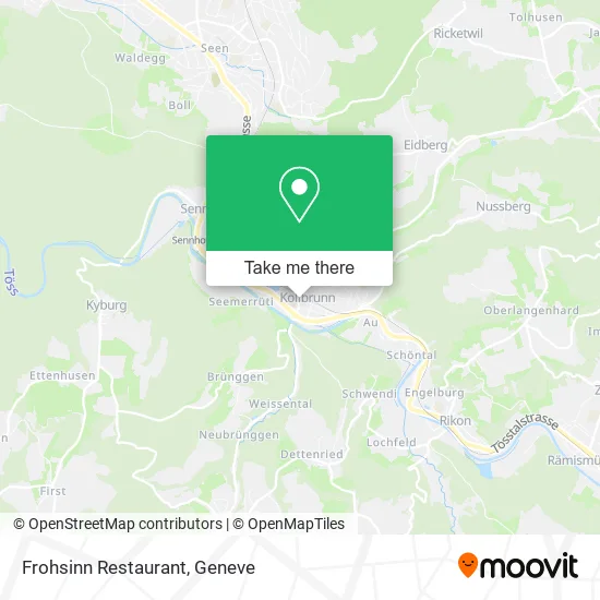 Frohsinn Restaurant map