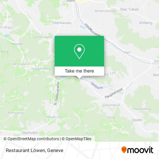Restaurant Löwen map