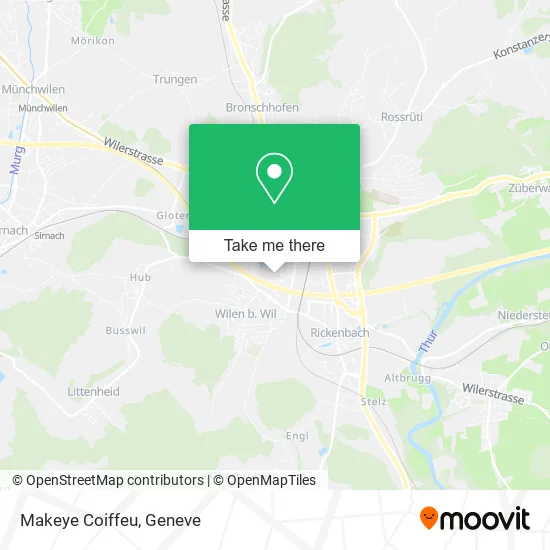 Makeye Coiffeu map