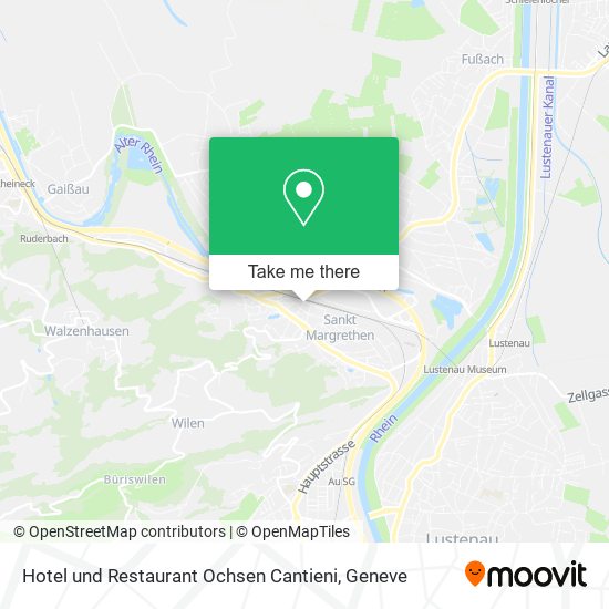 Hotel und Restaurant Ochsen Cantieni map