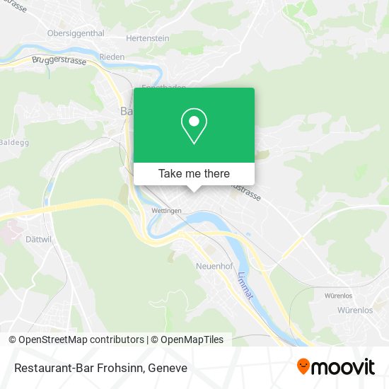 Restaurant-Bar Frohsinn map