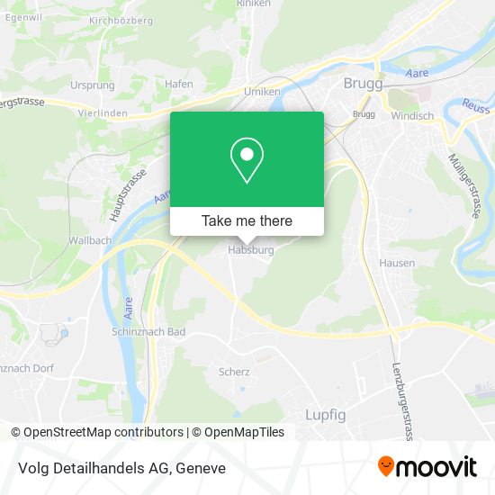 Volg Detailhandels AG map
