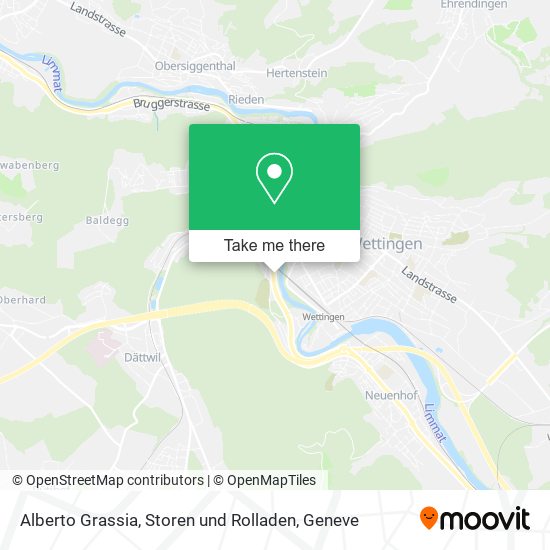 Alberto Grassia, Storen und Rolladen map