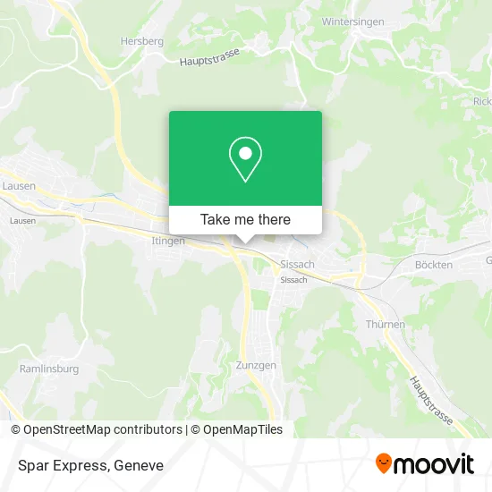 Spar Express map