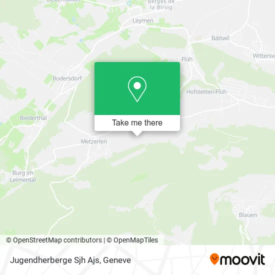 Jugendherberge Sjh Ajs map